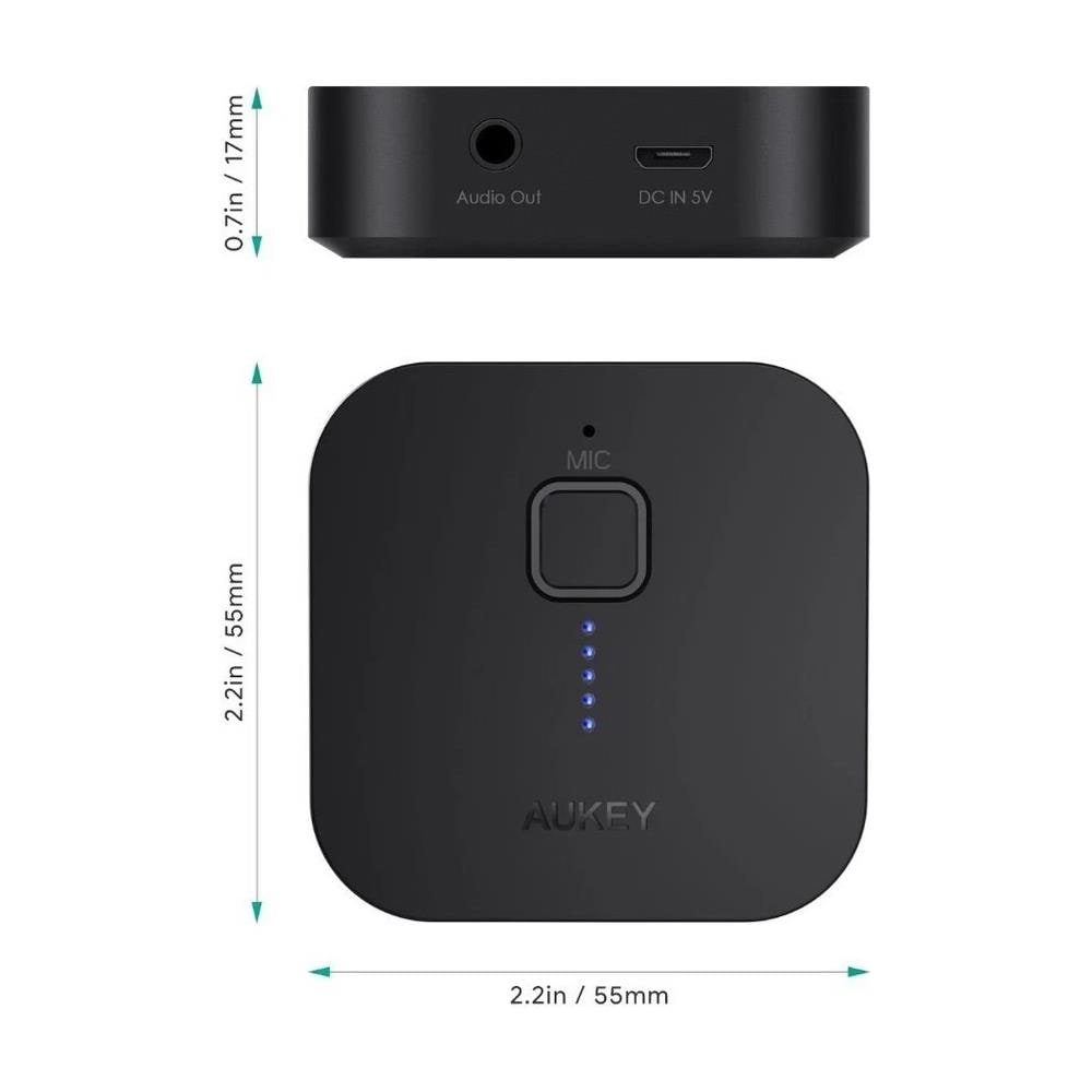 Br-c1 Ricevitore Bluetooth Adattatore Audio E Musica Wireless Chiamate - Foto 2