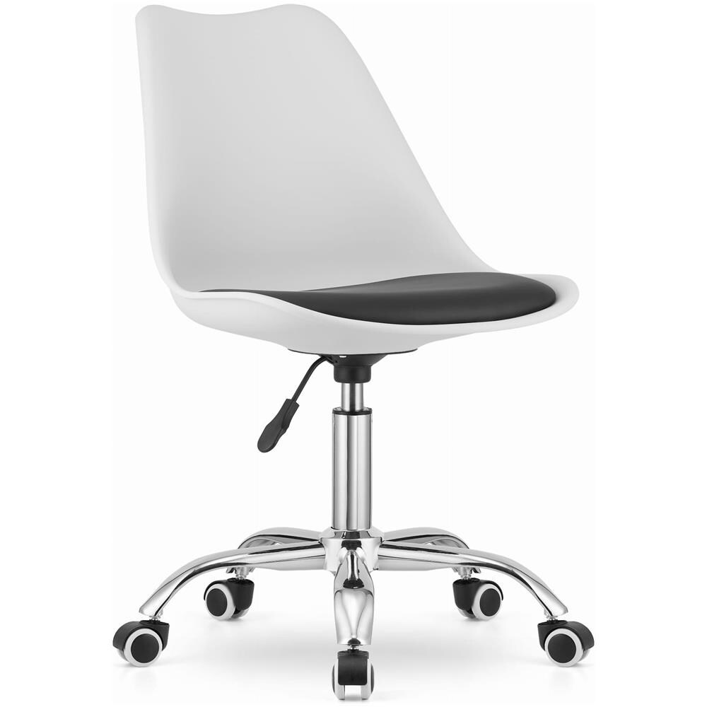 Sedia girevole Valora VIRO in bianco e nero per ufficio - Foto 1