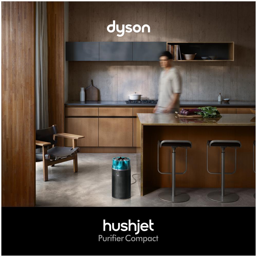 HushJet Purifier Compact HJ10 100 m² 41 dB Nero, Turchese - Foto 2