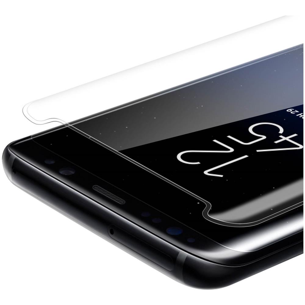 Pellicola In Vetro Temperato Con Bordi Curvi Transparente Per Samsung Galaxy S8 - Foto 10