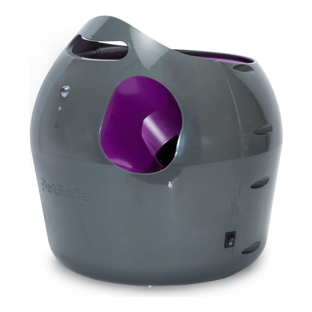 Lanciapalline Automatico 9 m Grigio e Viola - Foto 1