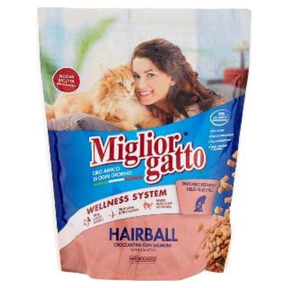 Migliorgatto Crocc. Hair 800gr Salmone - Foto 1