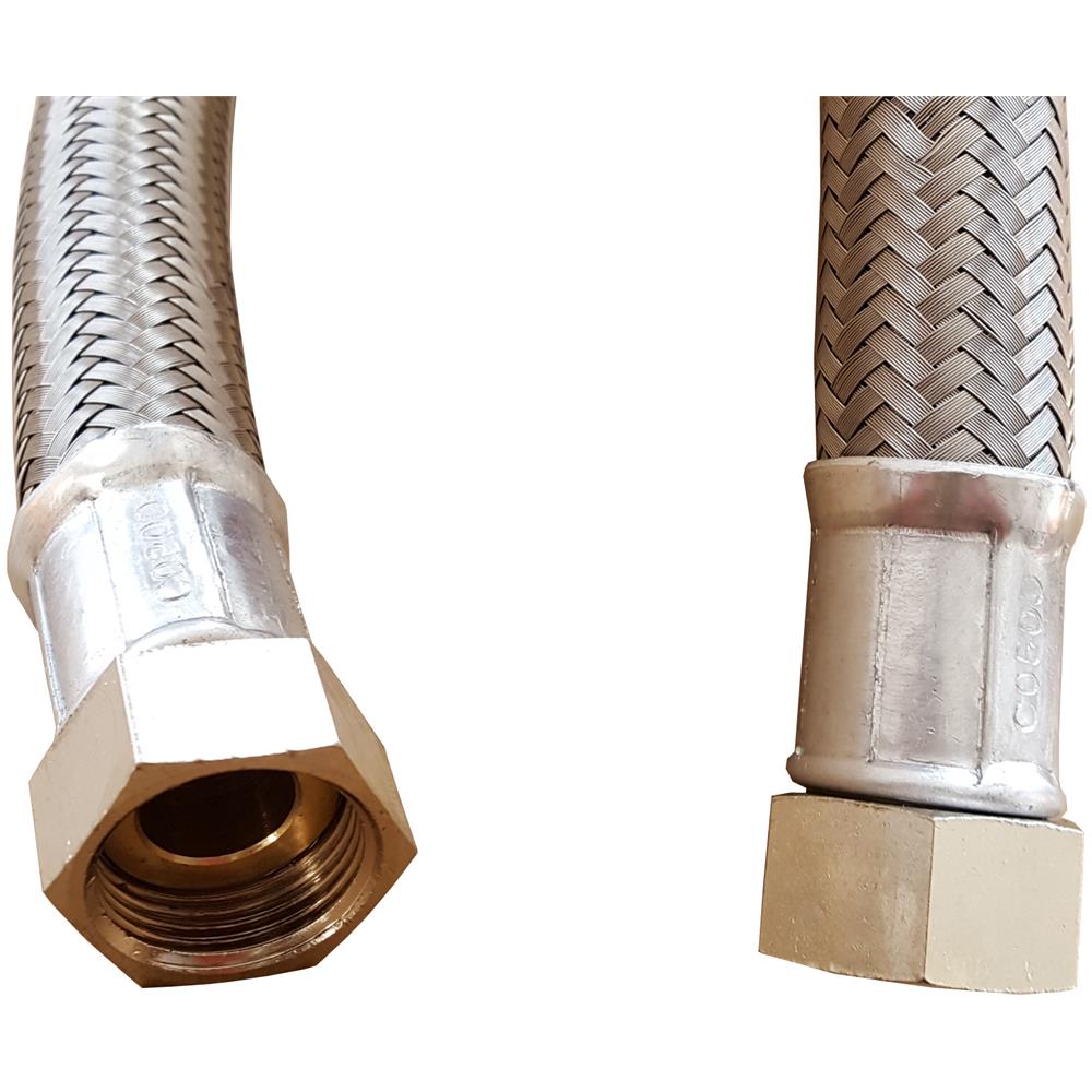 Flexi Flessibile Connettore Della Pompa Tubo Flessibile Dell'acqua Attacco Femmina 34 x 34 50 Centimetri - Foto 3