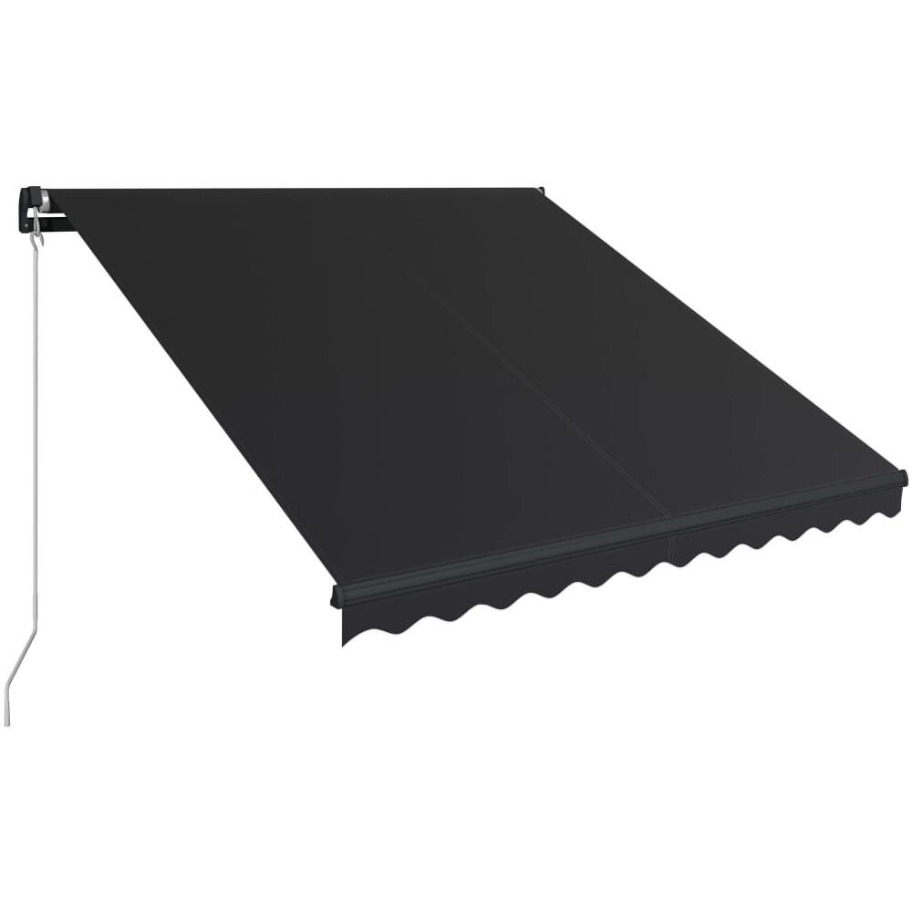 Tenda Da Sole Retrattile Manuale 350x250 Cm Antracite - Foto 1