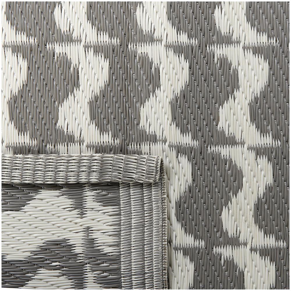 Tappeto Da Esterno Grigio Con Motivo Geometrico 120 X 180 Cm Tumkur - Foto 2