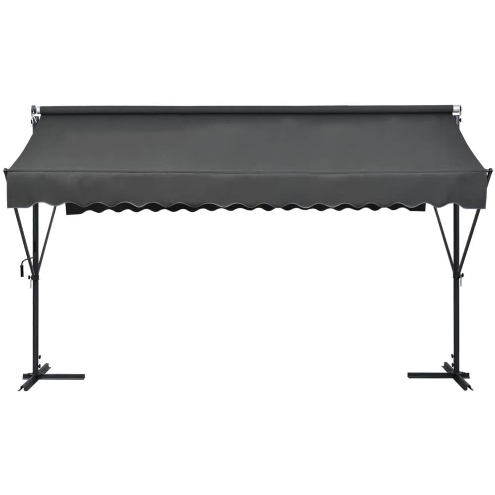 Tenda Parasole con Piedistallo 400x300 cm Antracite - Foto 2