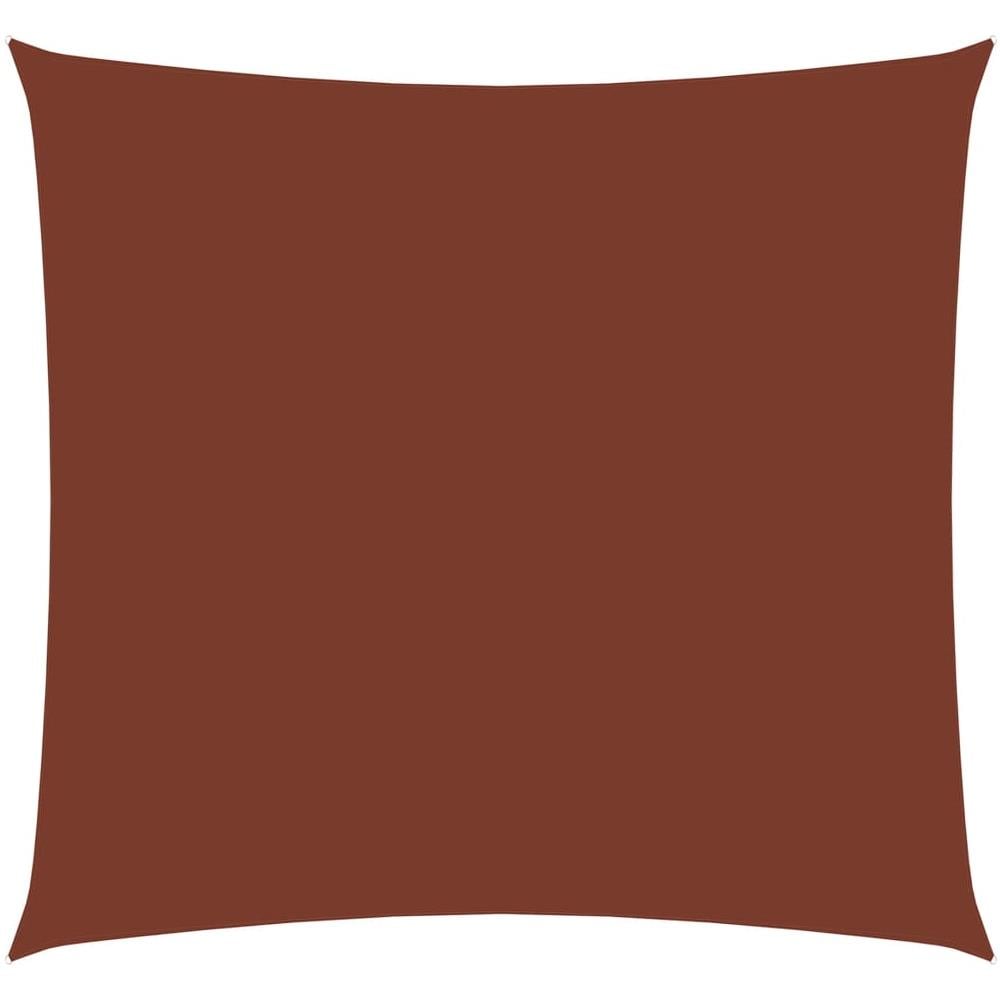 Parasole a Vela Oxford Rettangolare 2x2,5 m Terracotta - Foto 1
