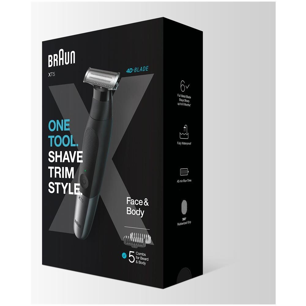 Rifinitore Series XT5100 Ricaricabile Rasoio Elettrico Barba Kit Depilazione Lama Duratura Colore Nero - Foto 1