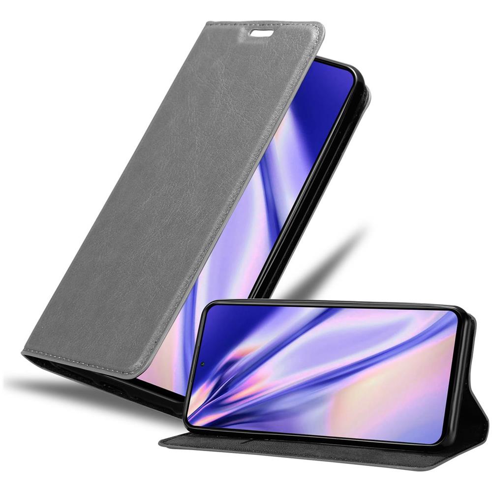 Custodia Compatibile Con Xiaomi Redmi Note 10 In Grigio Titanio - Coperchio Protettiva Con Chiusura Magnetica, Funzione Stand E Tasca Per Le Carte - Foto 1