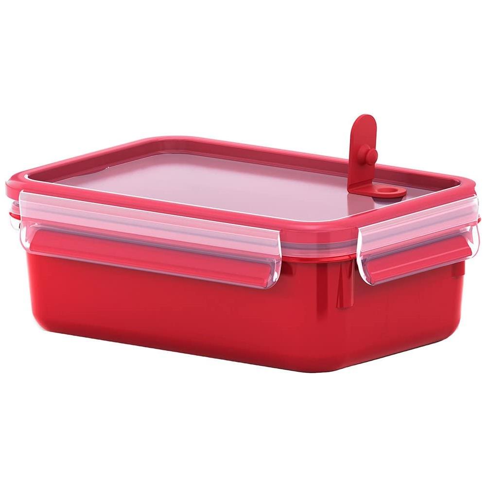 517771 Lunch Container 0.55l Polipropilene (pp), Elastomero Termoplastico (tpe) Rosso, Trasparente 1pezzo (i) Contenitore Portapranzo - Foto 2
