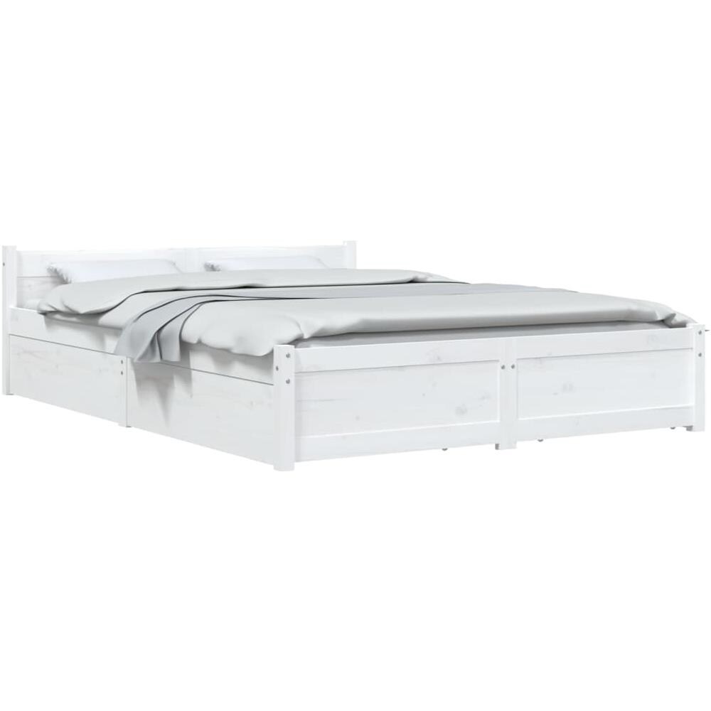 Giroletto con Cassetti Bianco 150x200 cm King Size - Foto 3