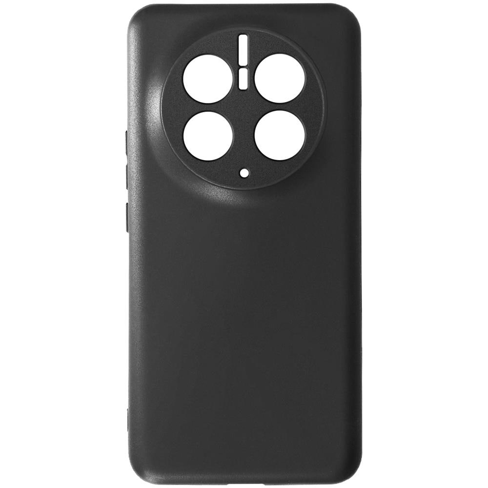 Cover Per Huawei Mate 50 Pro Silicone Gel Resistente Flessibile Sottile Nera - Foto 1