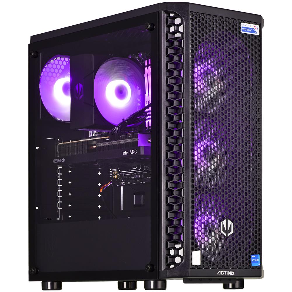 Pc Desktop 5901443339281 AMD Ryzen™ 5 5600 6 Core 3.6 GHz Ram 32 GB SSD 1 TB AMD Radeon RX 7700 XT 12 GB 5 x USB 3.2 Type A 1 x USB 3.2 Type C - Foto 1