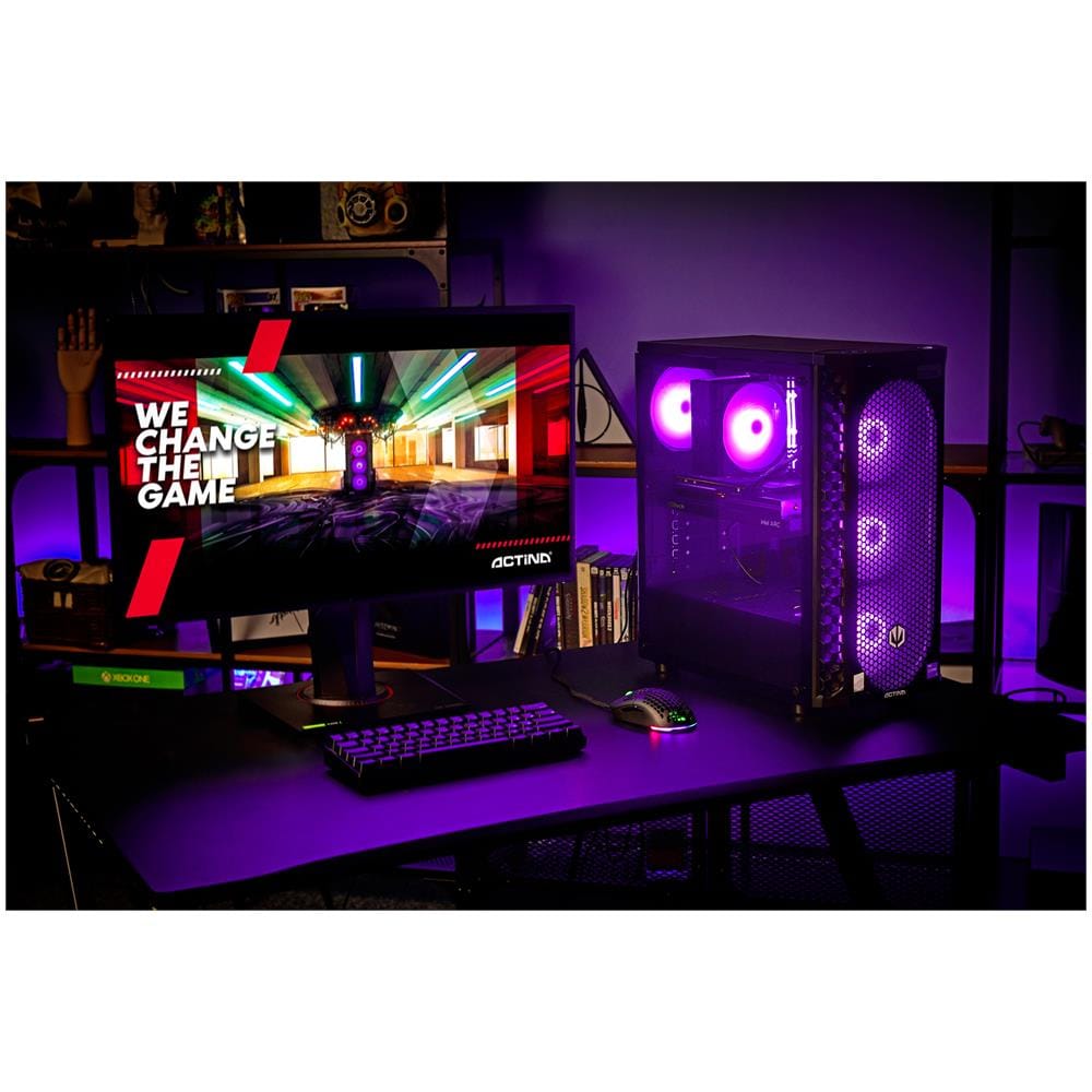 Pc Desktop 5901443339281 AMD Ryzen™ 5 5600 6 Core 3.6 GHz Ram 32 GB SSD 1 TB AMD Radeon RX 7700 XT 12 GB 5 x USB 3.2 Type A 1 x USB 3.2 Type C - Foto 17