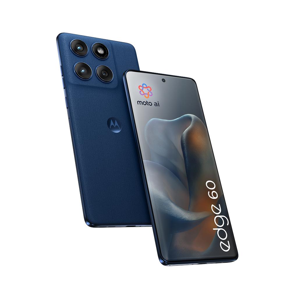 Edge 60 5G con Moto AI 512GB 12GB Ram Display 6.67" pOLED 120Hz Main Camera 50+50+10MP Selfie 50MP NanoSIM + eSIM Android 15 Dimensity 7300 5200mAh Pantone Gibraltar Sea - Foto 1