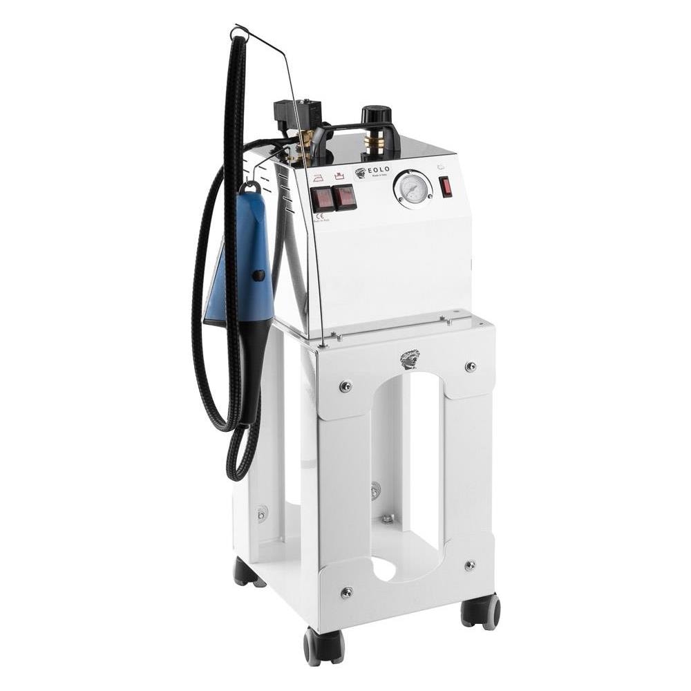 EOLO Ferro da Stiro AV03 TRIPLE V6 Professionale con Paravapore Pistola Smacchiante Spazzola a Vapore Stiro Verticale e Orizzontale Resistenza Anticalcare Garanzia 5 Anni Made in ITALY - Foto 2