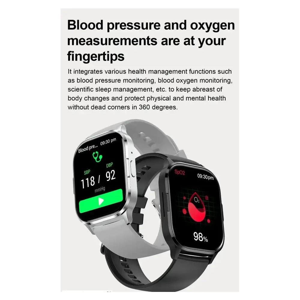 Smartwatch Orologio Sportivo Fitness Display Amoled 2.01'' Cardiofrequenzimetro - Foto 3