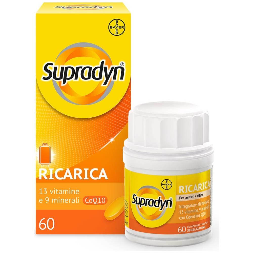 Supradyn Ricarica Integratore Multivitaminico Completo Vitamine e Minerali, 60 Compresse - Foto 2