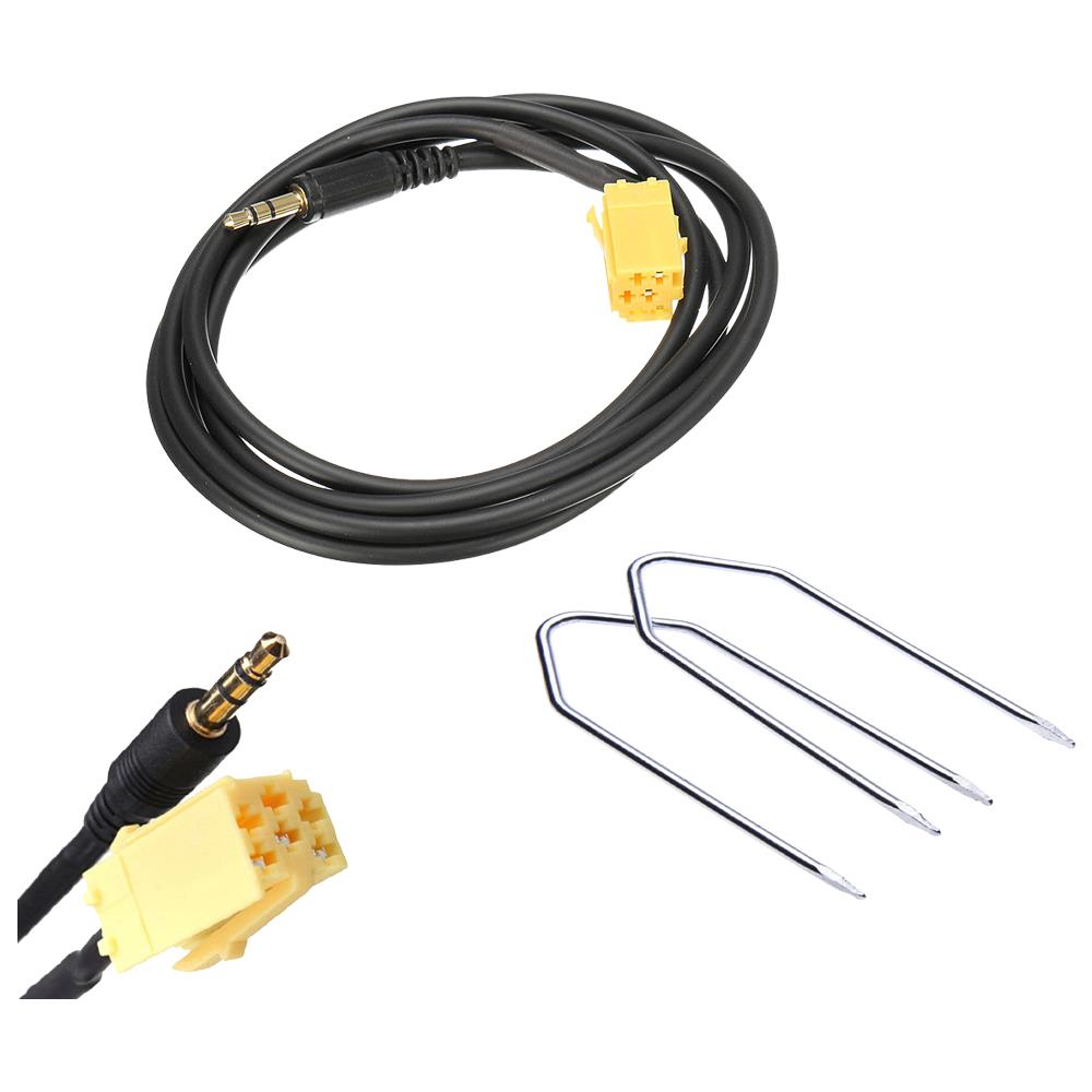 Cavo Ingresso Aux Lunghezza 1,5 Mt + Kit Estrazione Autoradio Blaupunkt Per Fiat Grande Punto Panda Croma Lancia Musa Y Alfa - Foto 2