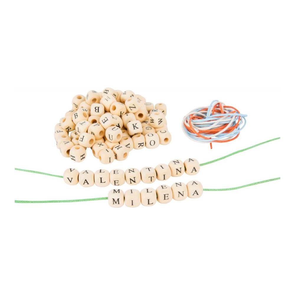 Kit Creazione Accessori Dadi In Legno Con Lettere - Foto 1