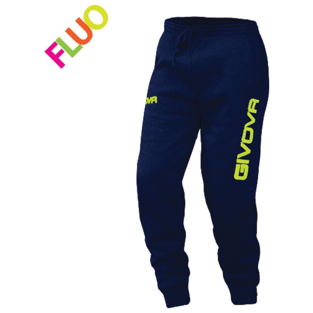Pant Moon Pantalone Sportivo Di Colore Blu / giallo Fluo Taglia Xs - Foto 1