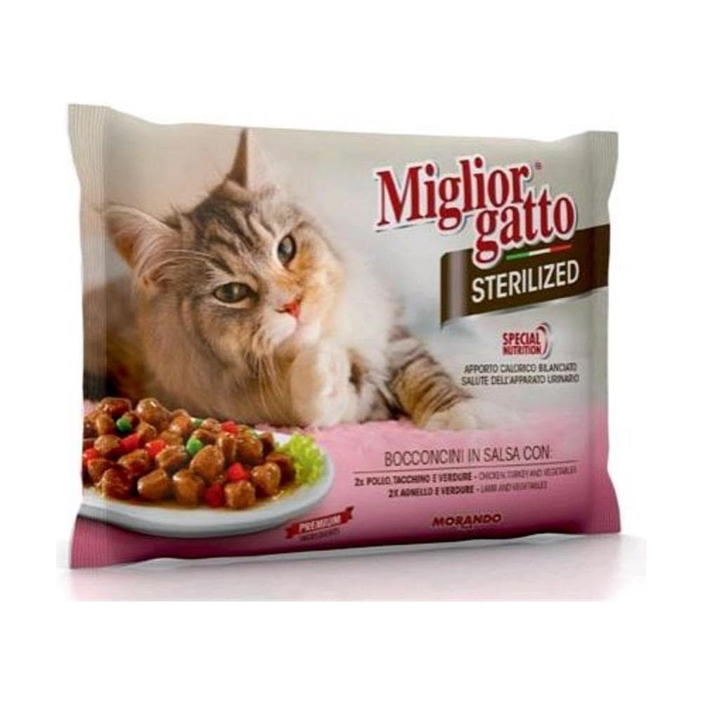 Migliorgatto Agn / verd / pollo 4x85gr 01481 - Foto 1