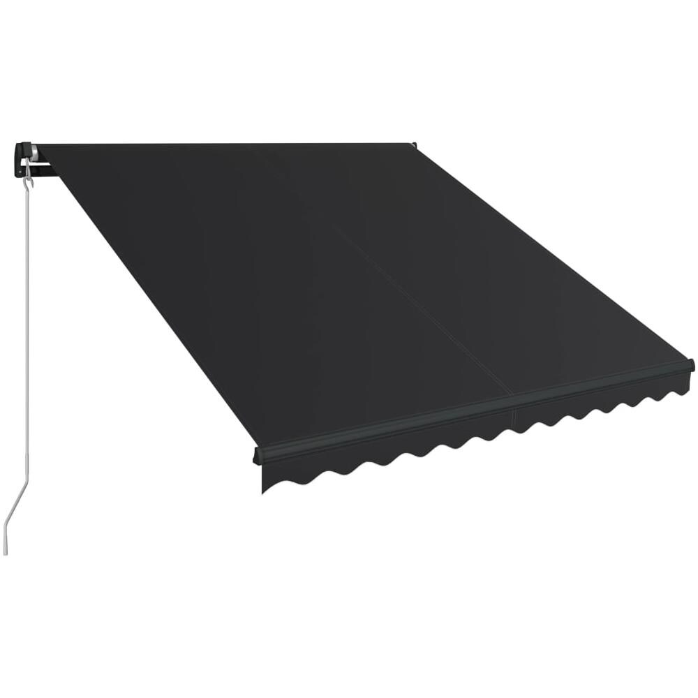 Tenda Da Sole Retrattile Manuale 300x250 Cm Antracite - Foto 1