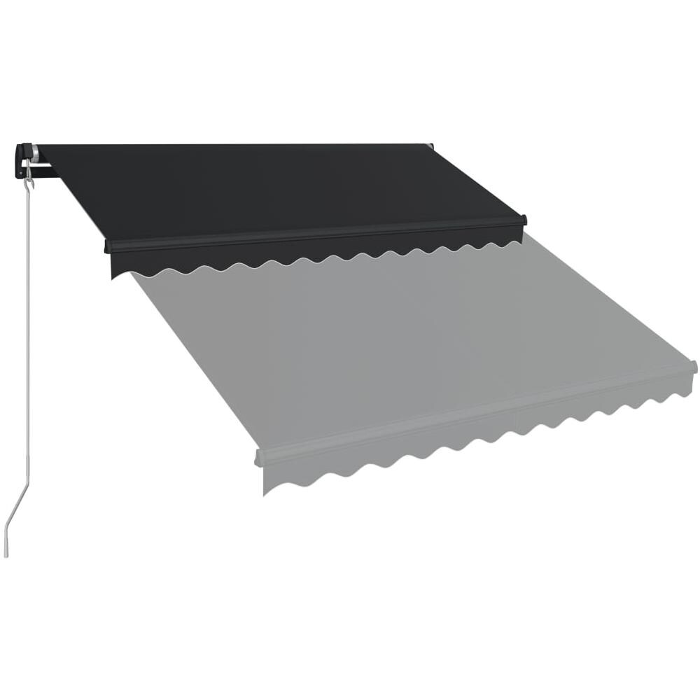 Tenda Da Sole Retrattile Manuale 300x250 Cm Antracite - Foto 2