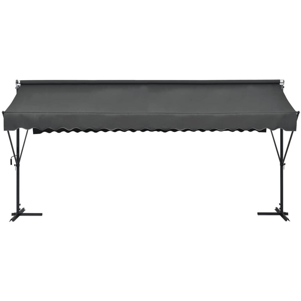 Tenda Parasole con Piedistallo 500x300 cm Antracite - Foto 2