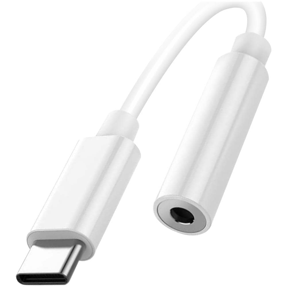 Adattatore Audio Usb-c A Jack 3.5mm Suono Di Alta Qualità Compatto Bianco - Foto 1
