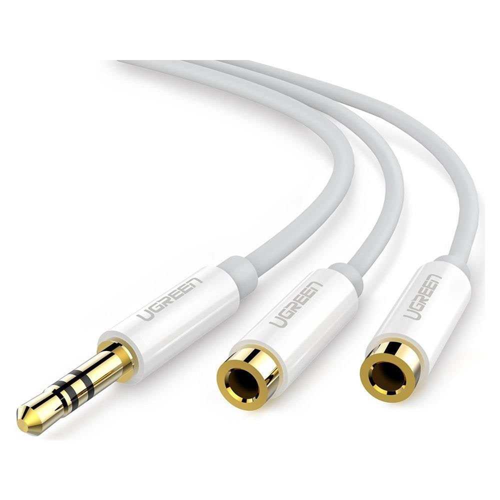 10739 0.25m 3.5mm 2 x 3.5mm Bianco cavo audio - Foto 1