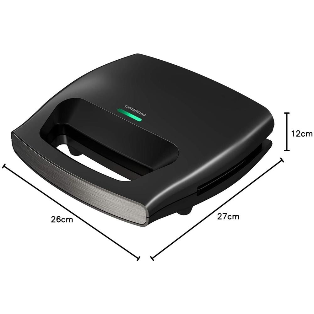 Sandwich Maker SWM2940 con Potenza 750 W Colore Nero / Acciaio Inossidabile - Foto 2