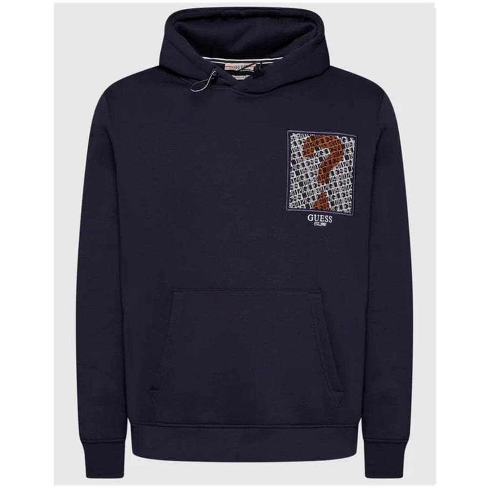 Felpa Guss Con Cappuccio Logo Uomo Colore Blu - Foto 5