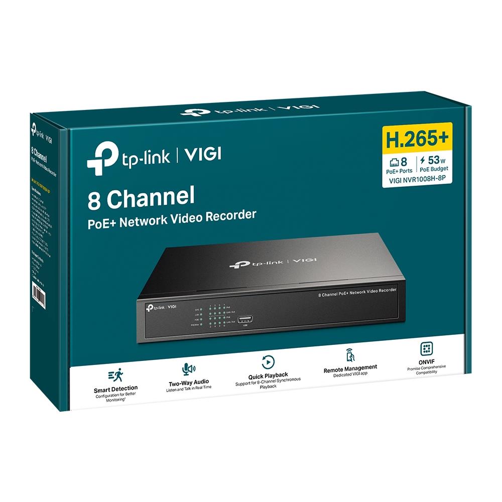 VIGI NVR1008H-8P Videoregistratore di rete (NVR) Nero - Foto 3