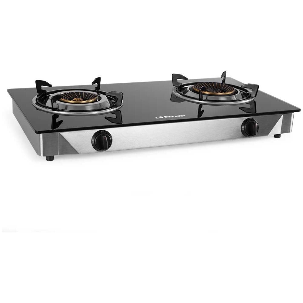 Piano Cottura FO2720 a Gas 2 Zone Cottura da 40 cm Colore Nero Acciaio inossidabile - Foto 1