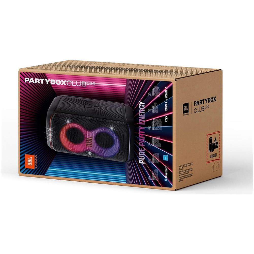 PartyBox Club 120 Speaker Wireless Ingresso Aux Colore Nero - Foto 6