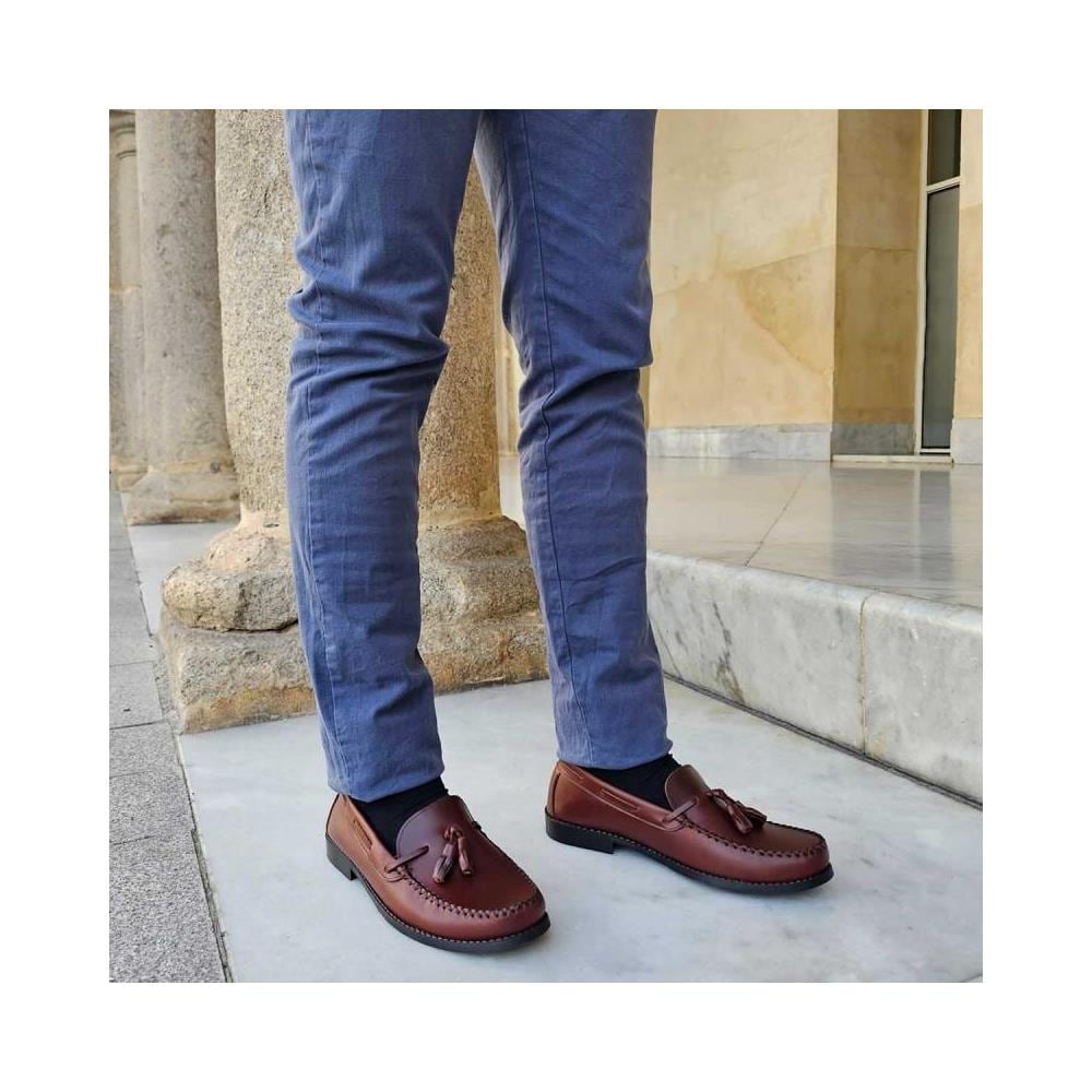 Mocassino Mocca8 Marrone. - Foto 8