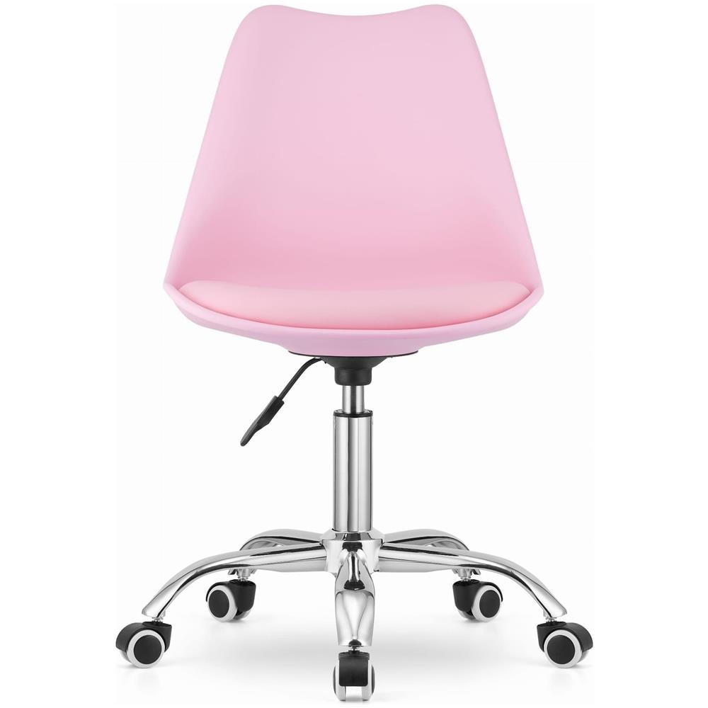 VIRO SEDIA GIREVOLE Rosa Design Ergonomico Regolabile - Foto 2