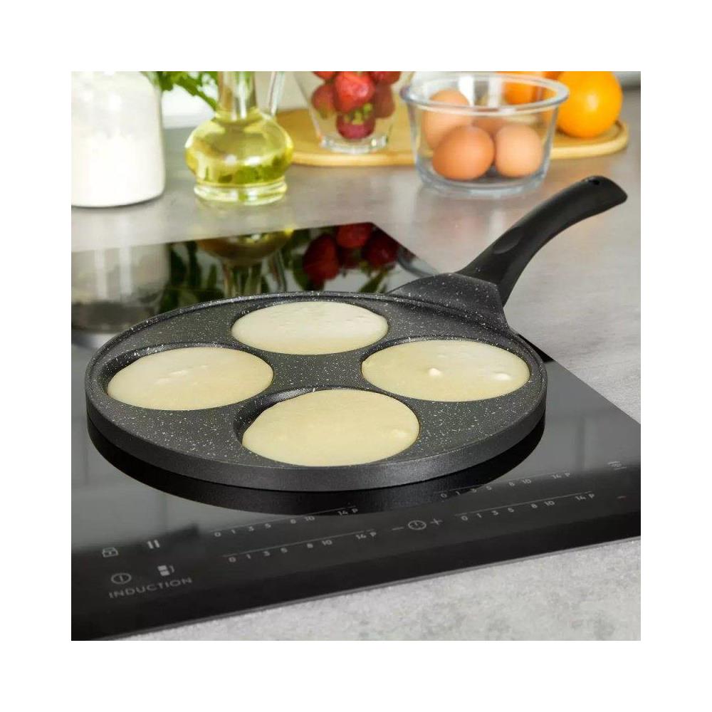 KH-1671 Teglia antiaderente in marmo per uova e pancake 26,5 cm - Foto 2