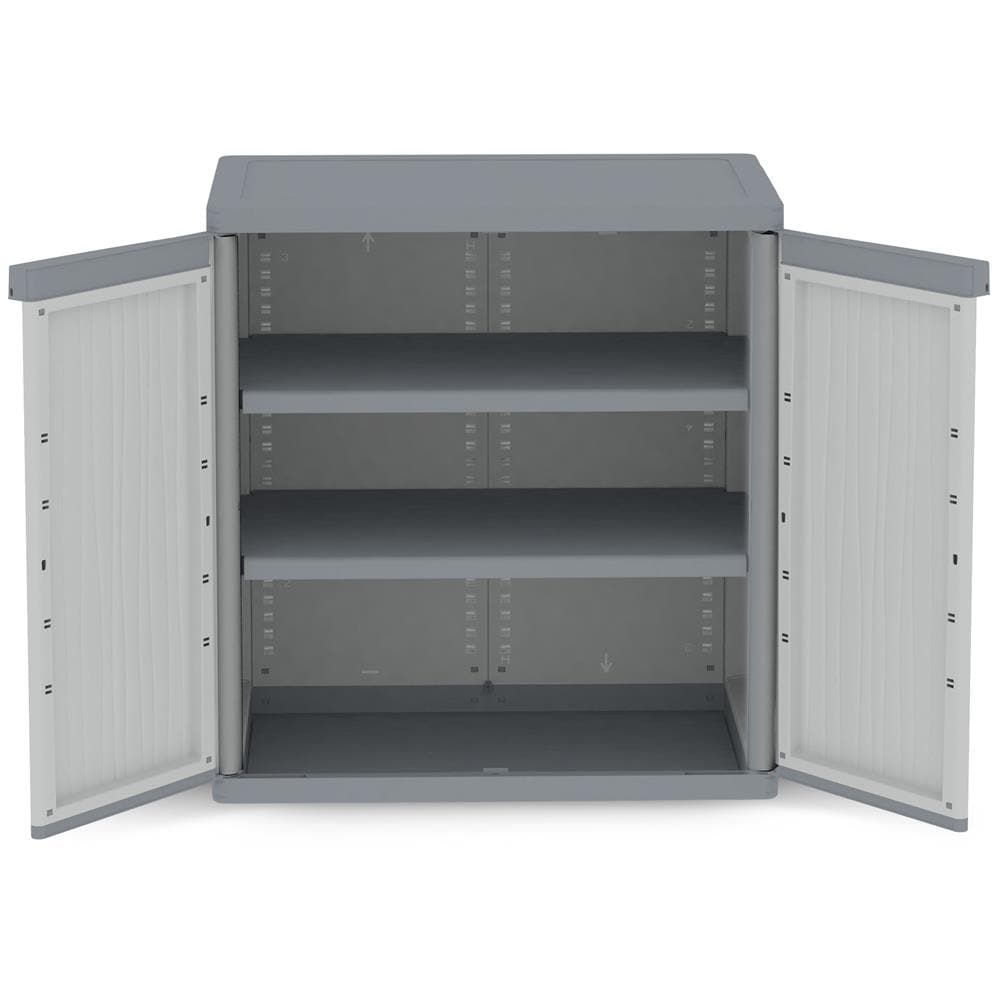 Armadio Jumbo 900 wave basso 2 ante e 2 ripiani L89,7 x P53,7 x H94,5 - Foto 2