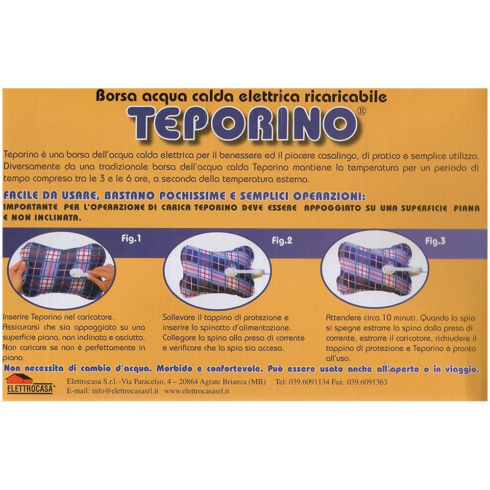 Borsa Acqua Calda Elettrica Teporino Ricaricabile - Foto 3