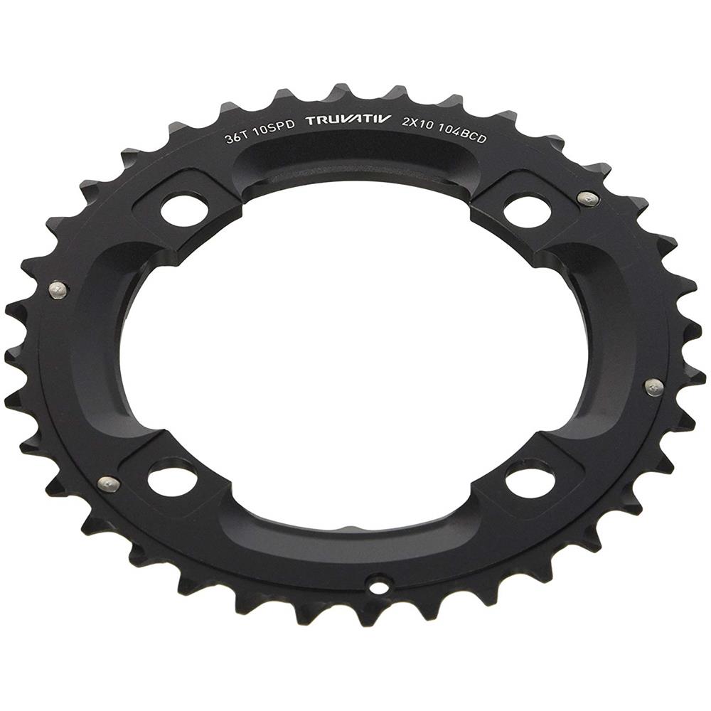 Corona Mtb 36t 104mm Alu Black - Foto 2