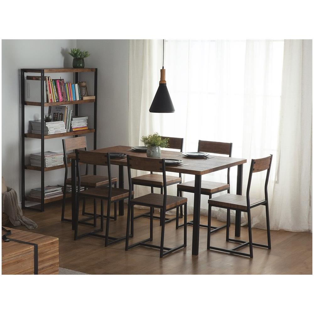 Set Tavolo E Sedie Per 6 Persone 150 Cm Laredo - Foto 2