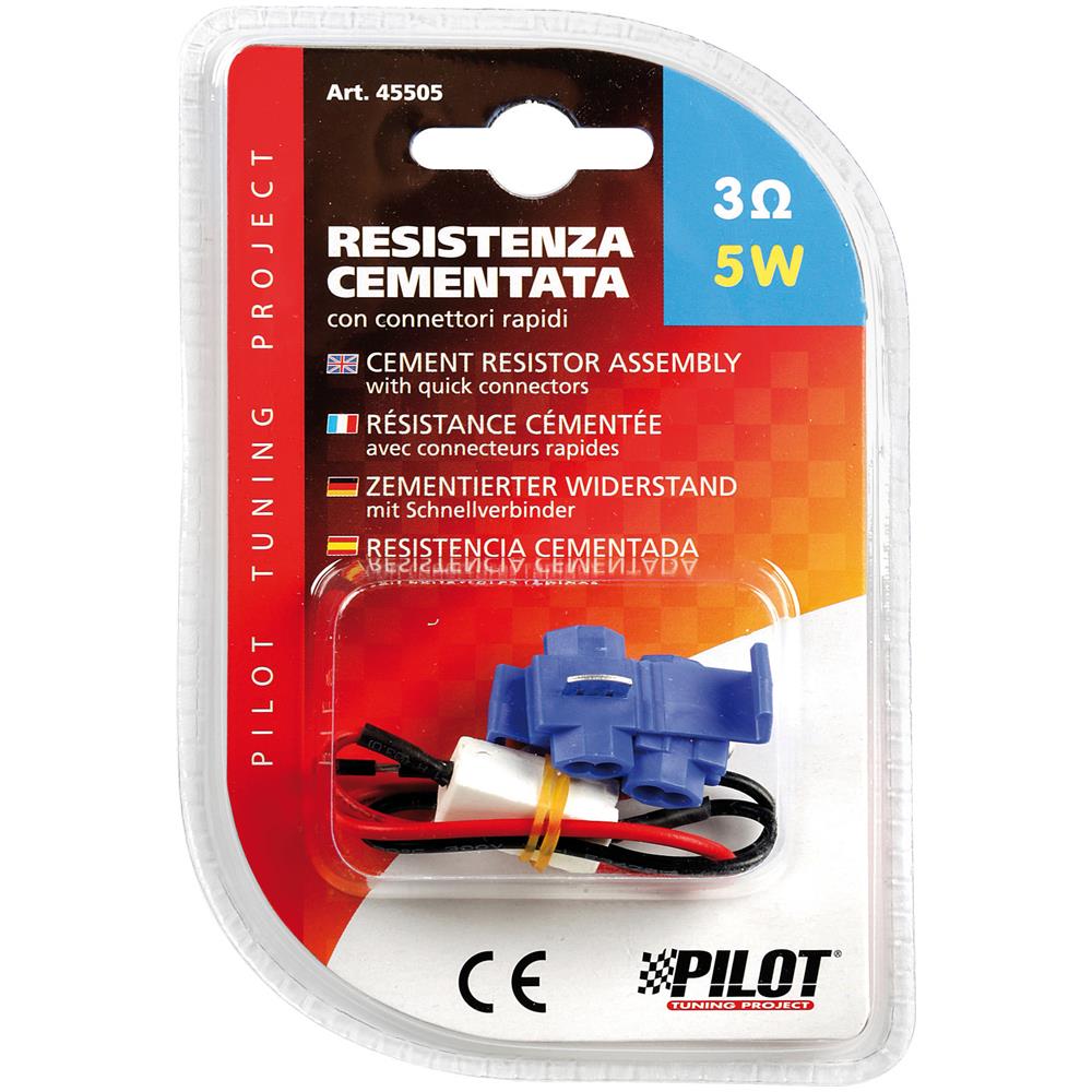 Resistenza Cementata 3 Ohm 5w C / connettori Rapidi - Foto 4