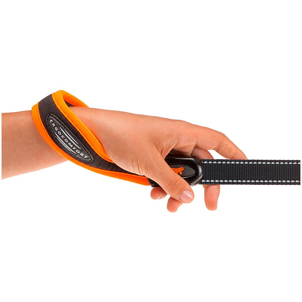 Guinzaglio Per Cani Ergofluo Matic G25/120 Impugnatura Imbottita E Moschettone Magnetico - Foto 2