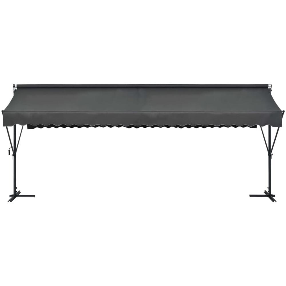 Tenda Parasole con Piedistallo 600x300 cm Antracite - Foto 2