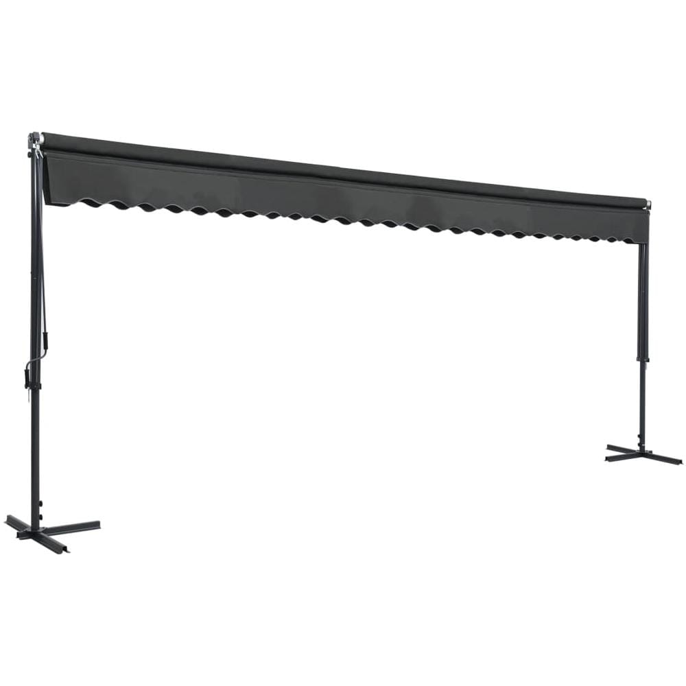 Tenda Parasole con Piedistallo 600x300 cm Antracite - Foto 3