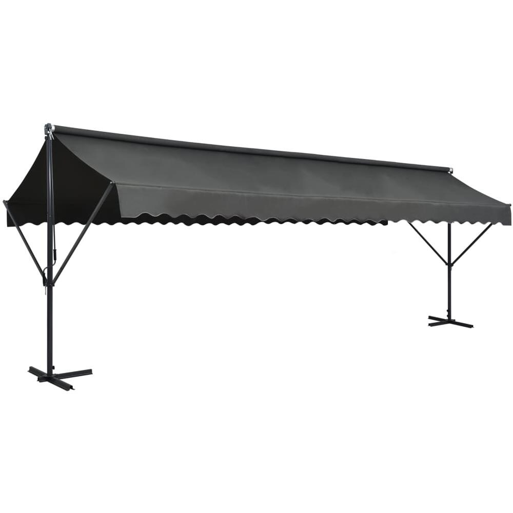 Tenda Parasole con Piedistallo 600x300 cm Antracite - Foto 1