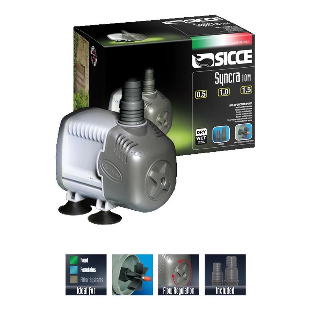 Syncra Silent 1.0 950 Litri /h Pompa Per Acquari Laghetti E Fontane - Foto 1