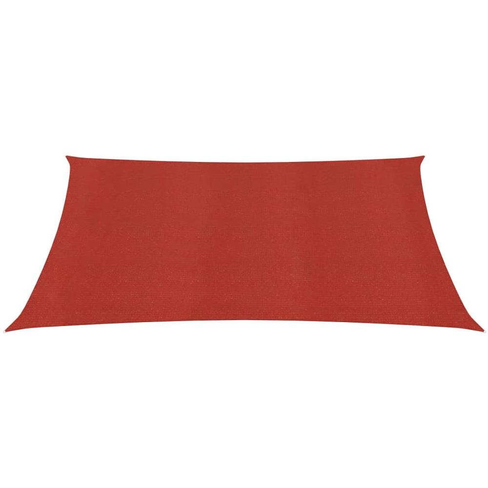 Vela Parasole 160 G / m? Rossa 3,6x3,6 M In Hdpe - Foto 3